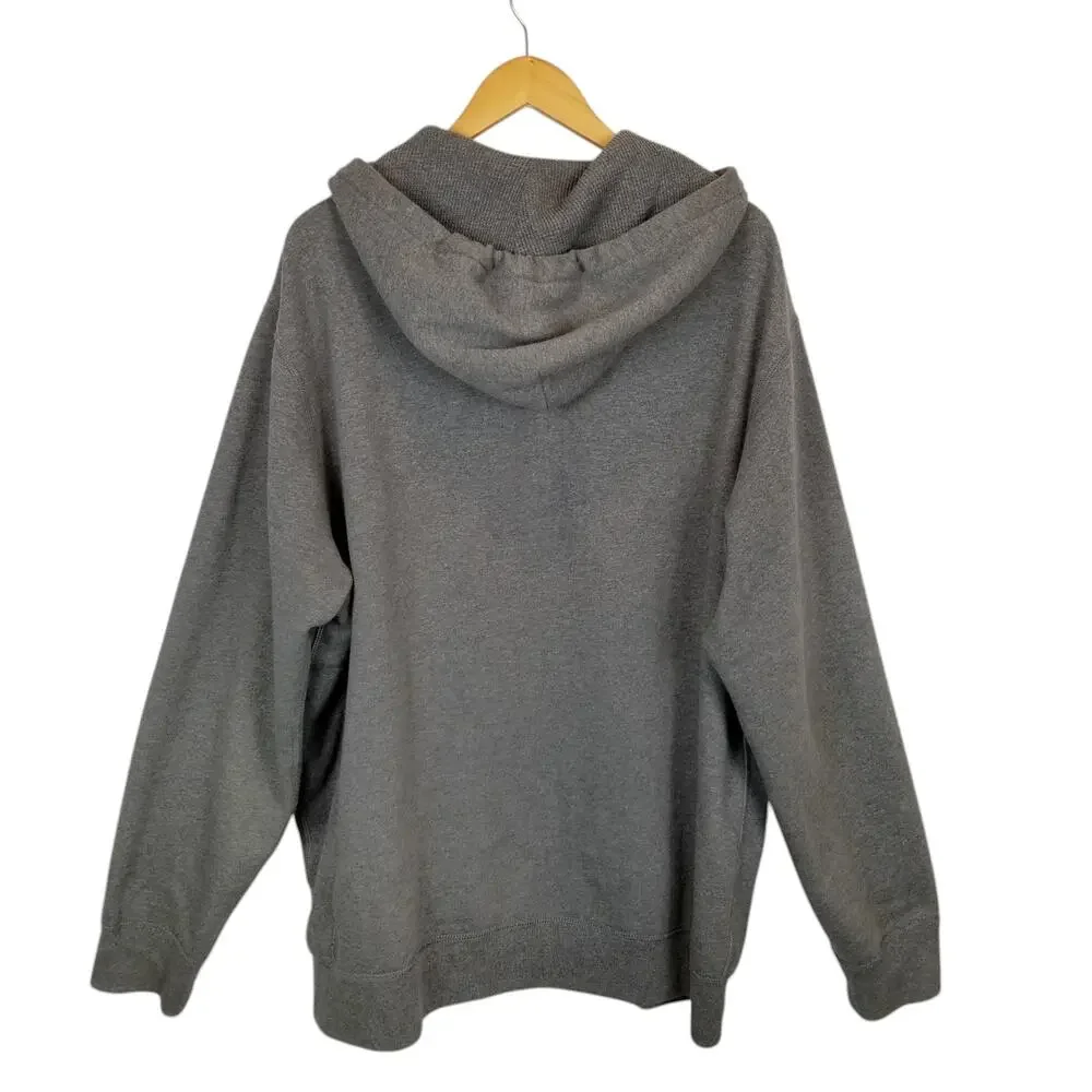 Polo Ralph Lauren Men's Gray Fleece Lined Full Zip Hoodie Size XXL